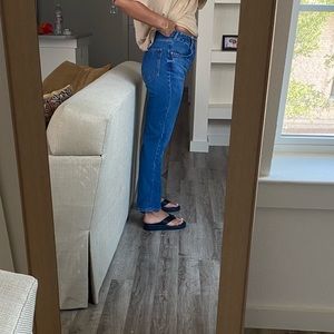Zara high waisted straight leg jeans